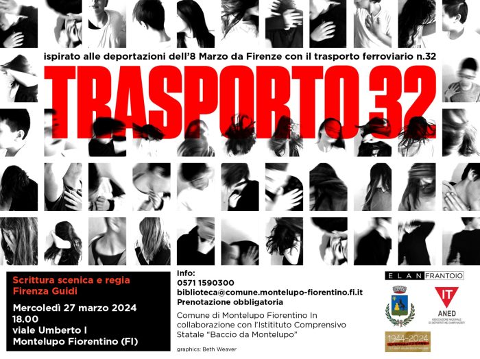 MEMORIA 2024 | ‼️ rimandato all’8 APRILE | TRASPORTO 32 – progetto artistico di Firenza Guidi