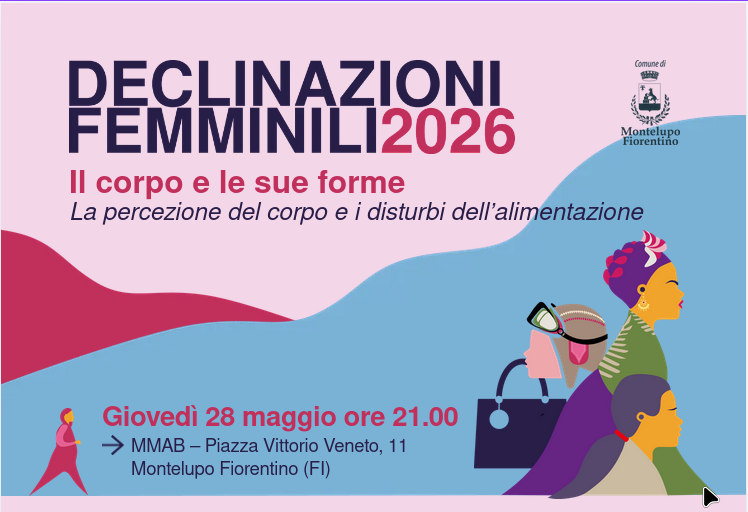 Locandina incontro Il corpo e le sue forme – Montelupo Fiorentino 28 maggio 2026